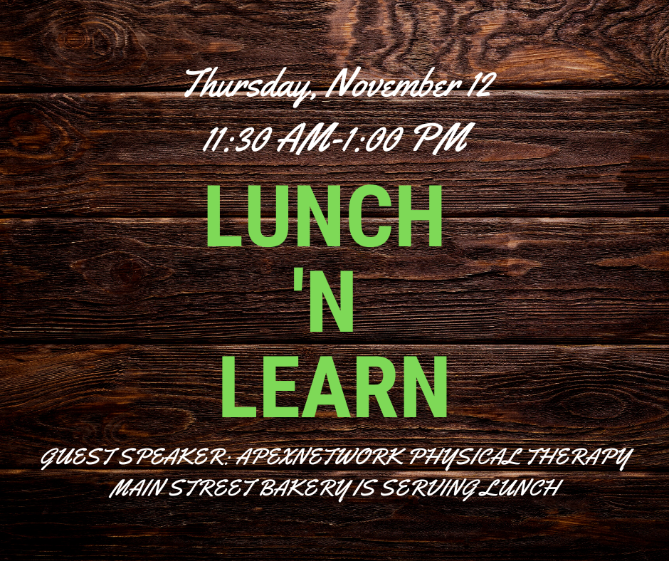 Lunch N Learn Apexnetwork Physical Therapy Luray Page Chamber Of Commerce